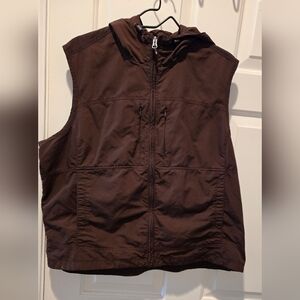 Eddie Bauer Brown Quilted Vest